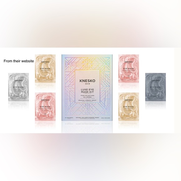 NIB KNESKO SKIN Luxe Face Mask Kit and Luxe Eye Mask Kit NIB - Picture 2 of 6